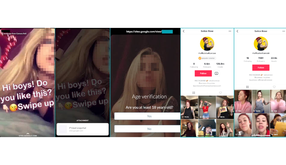 Scammers target TikTok users to sign up for adult dating