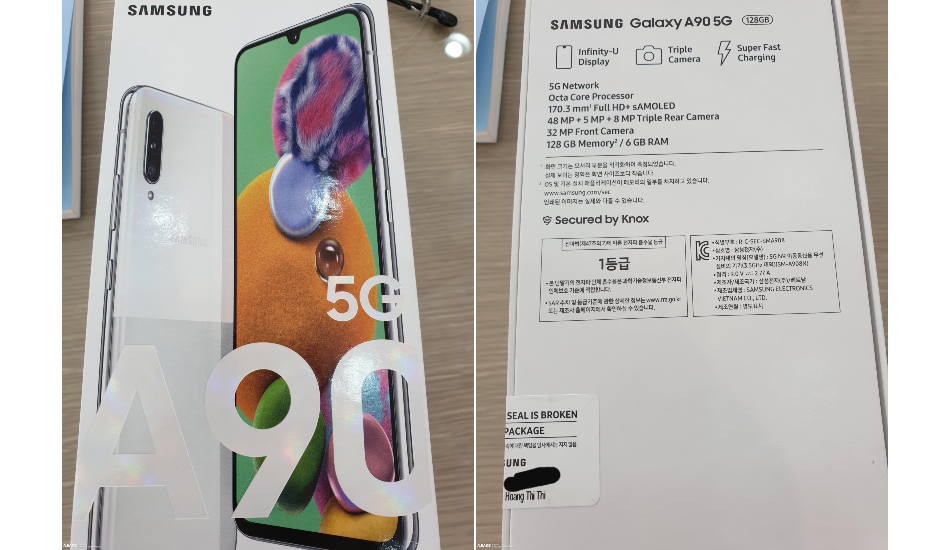 Samsung Galaxy A90 5G specifications