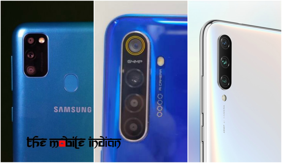 Samsung Galaxy M30s vs Realme XT vs Mi A3