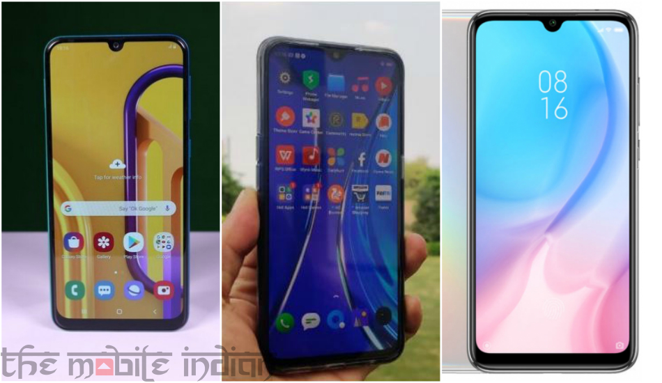 Samsung Galaxy M30s vs Realme XT vs Mi A3: Display