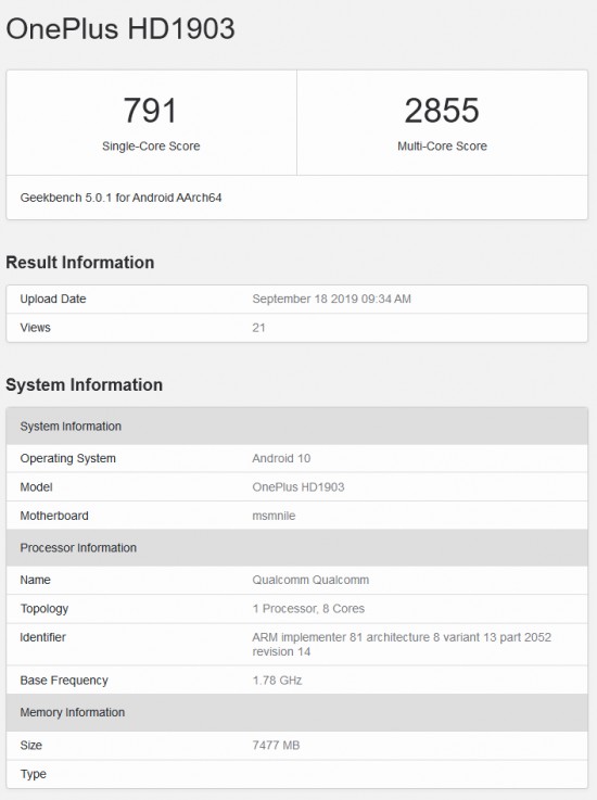 OnePlus 7T