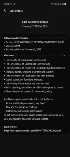 Samsung Galaxy Note 10 Lite