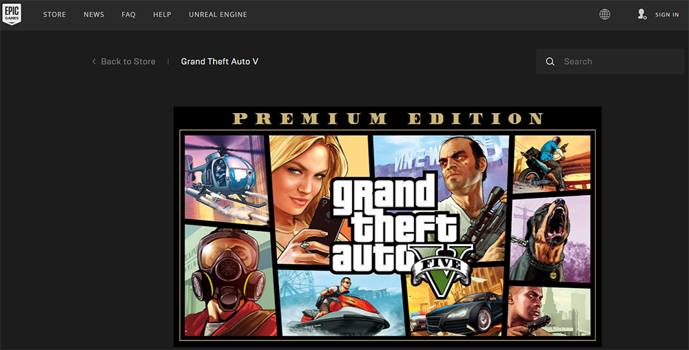 Epic Game Store's Mega Sale is back, and 'GTA V' is free
