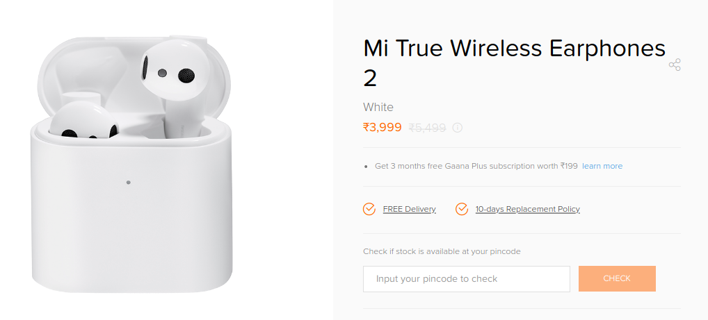 Xiaomi Mi True Wireless Earphones 2