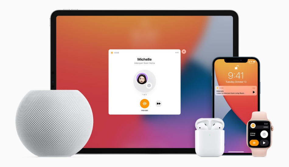 Homepod mini intercom