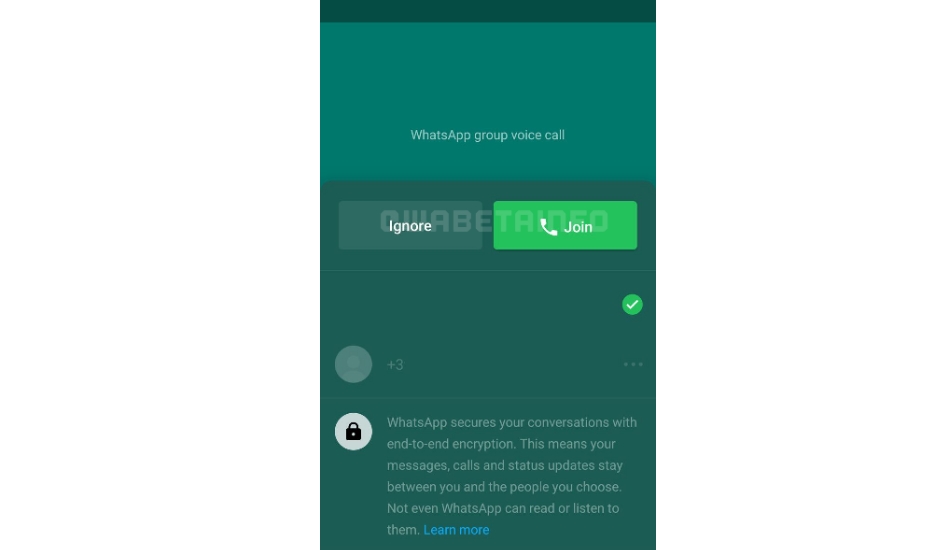 WhatsApp Join Missed Call