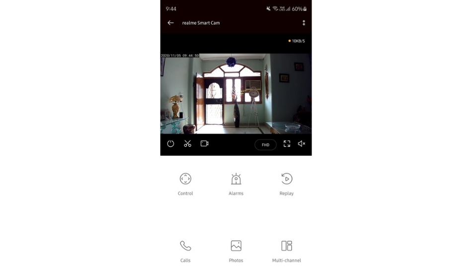 realme smart cam 360 app