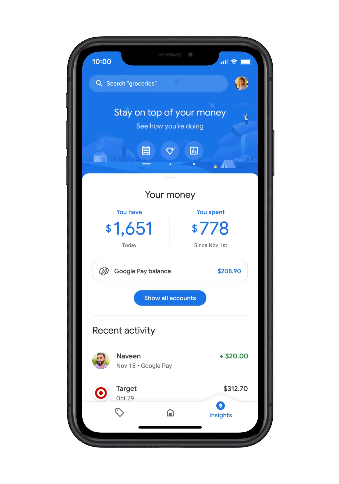 Google Pay transactions 