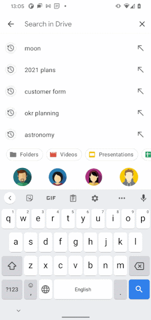 Drive improved search 