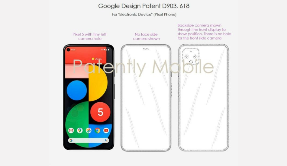 Google Pixel 6 patent