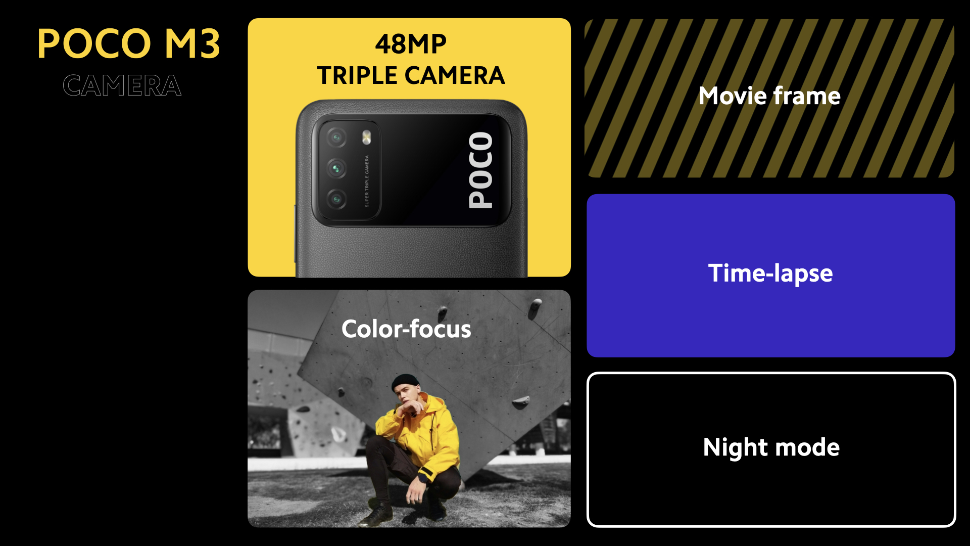 Poco m3 cameras