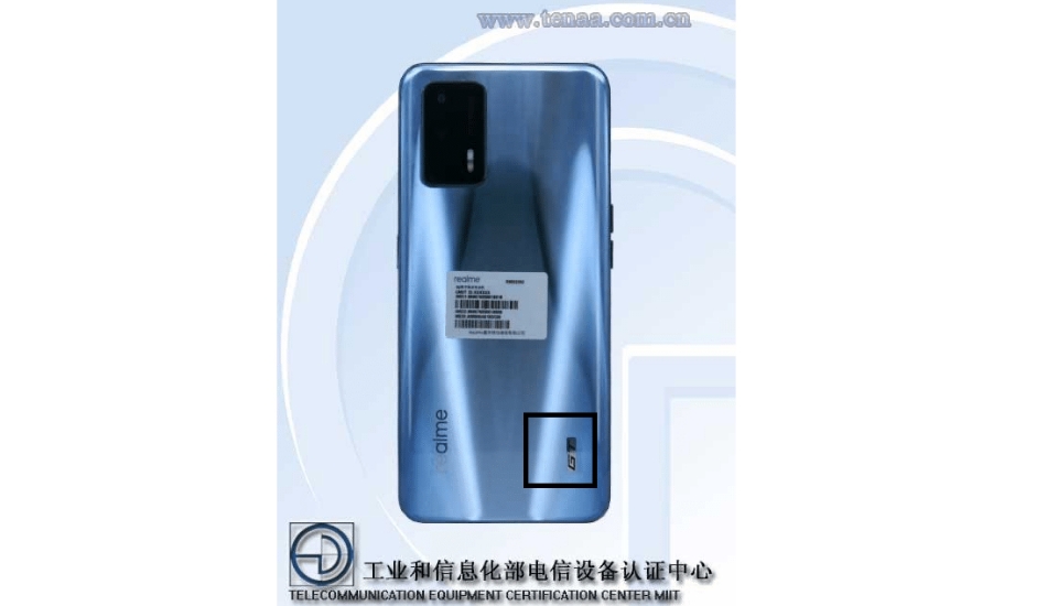 Realme GT TENAA