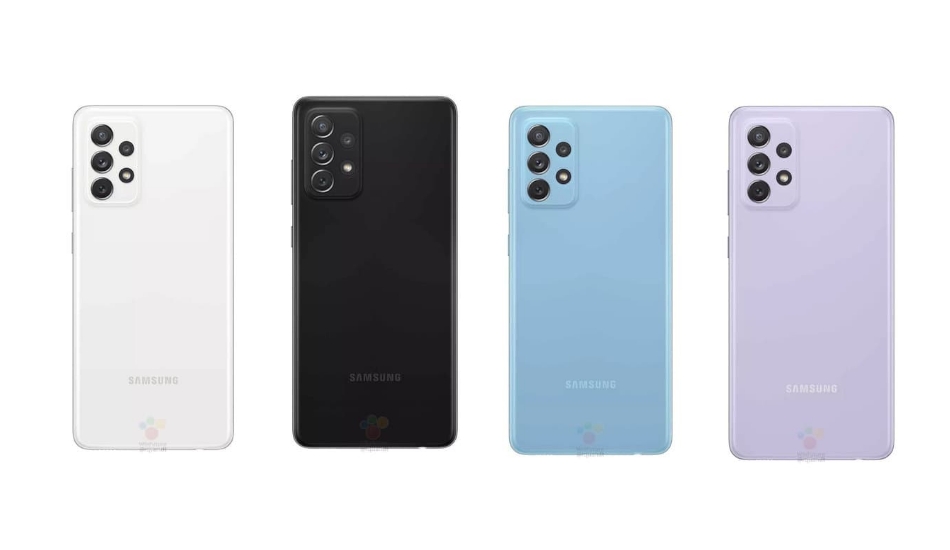 Galaxy A72 colours