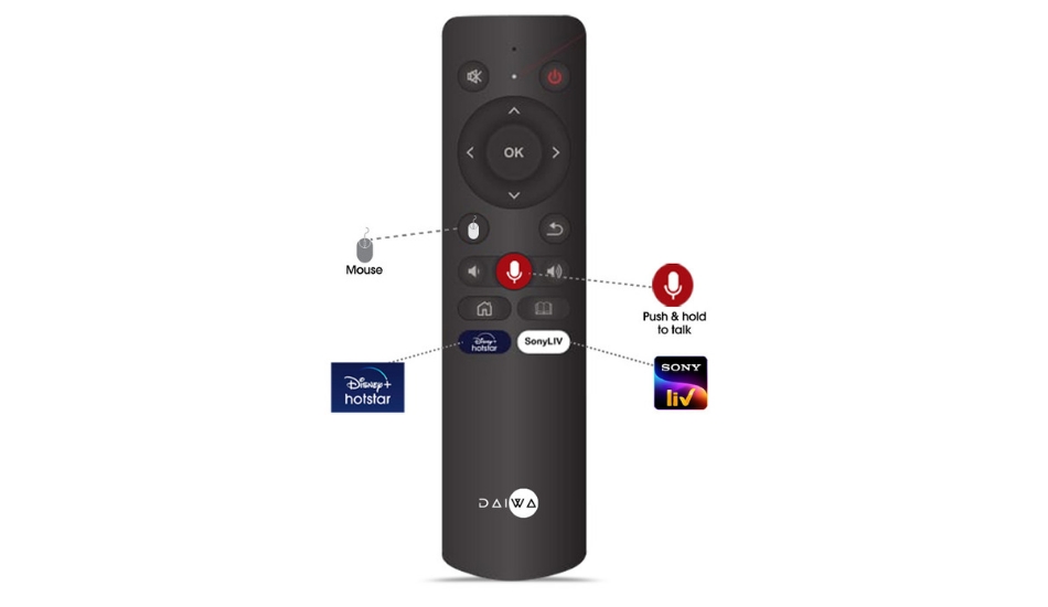 Daiwa TV remote