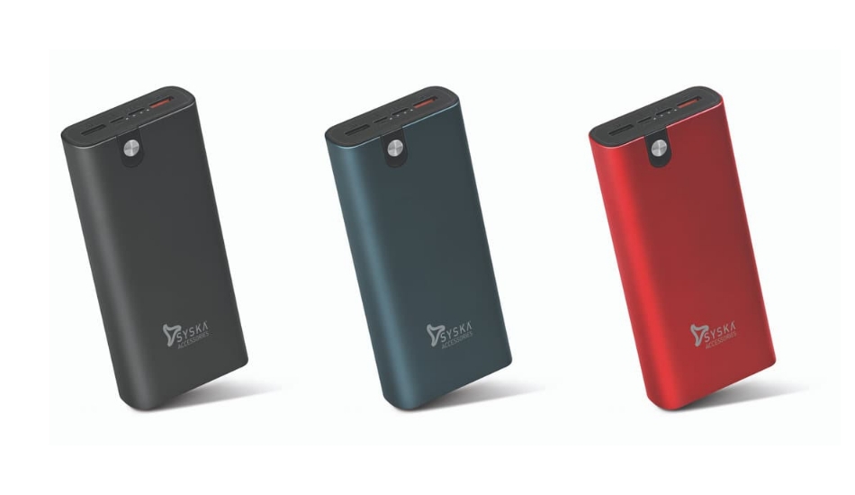 Syska 20,000mAh power bank 