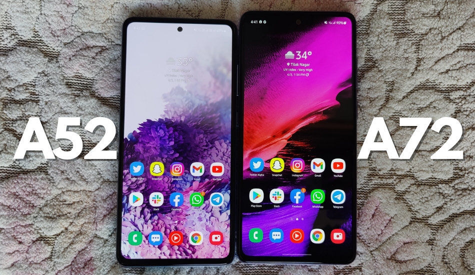 Galaxy A series display 