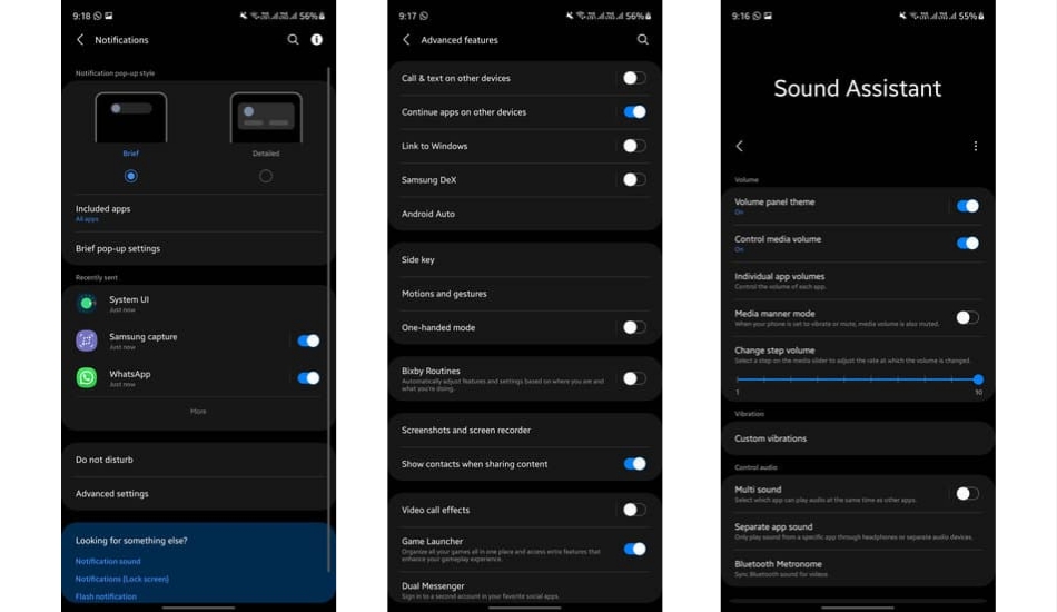 Galaxy S20 FE 5G software