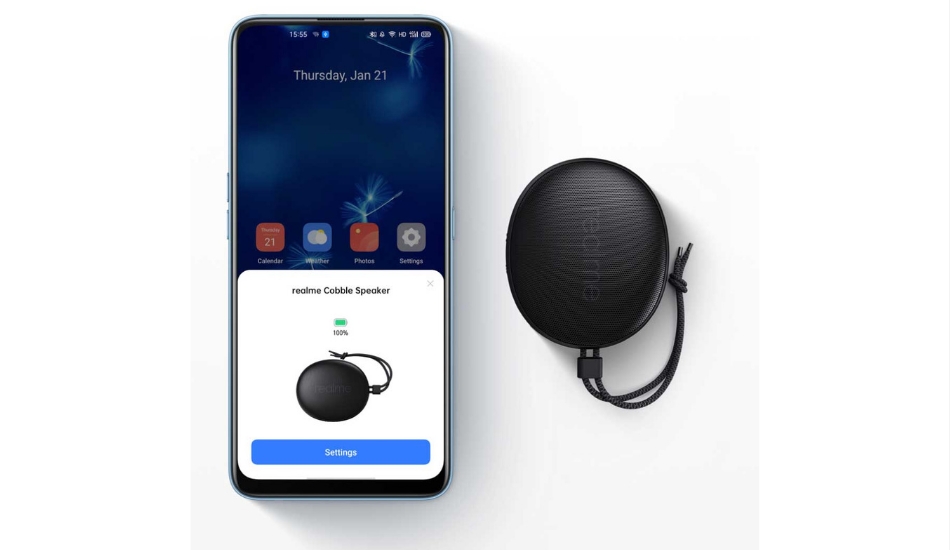 Realme Cobble phone connect