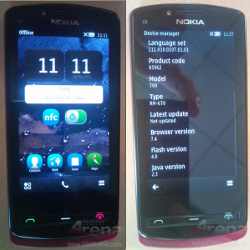 Nokia 700 Zeta protoype handset