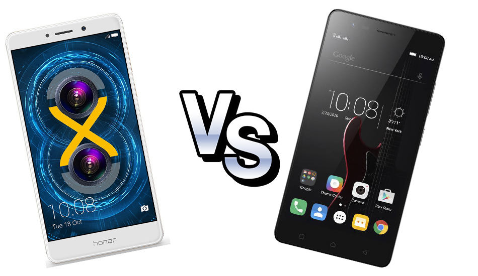 Lenovo Vibe K5 Note (64GB) vs Honor 6X: Can the upgrade beat the new?