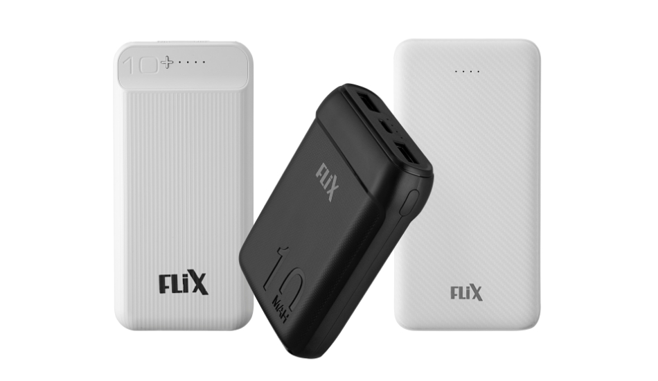 Flix by Beetel launches 3 new power banks with 10,000mAh capacity