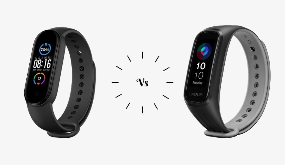 OnePlus Band vs Mi Smart Band 5