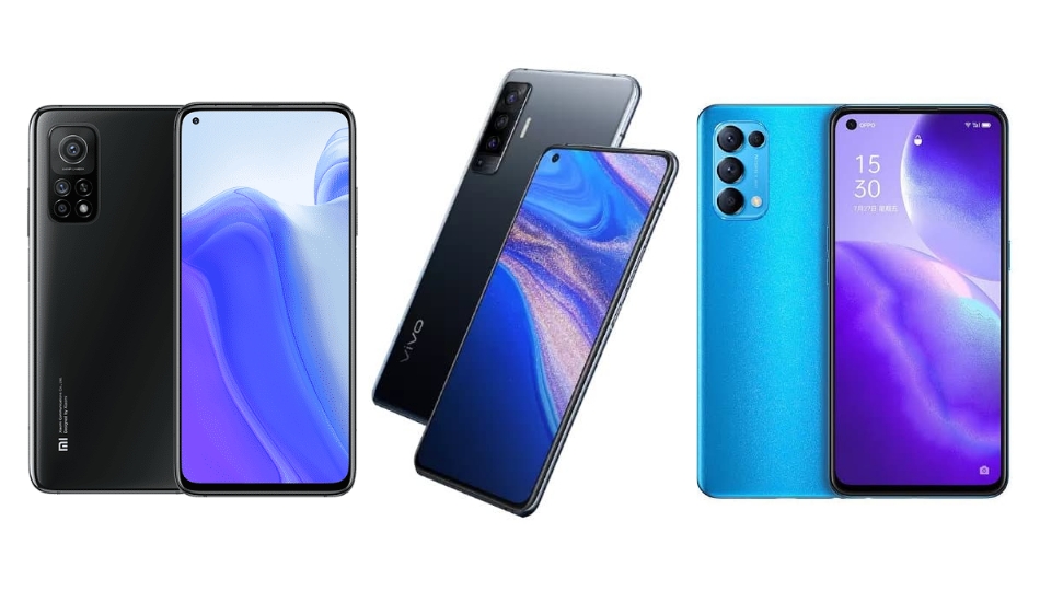 Oppo Reno 5 Pro vs Mi 10T vs Vivo X50