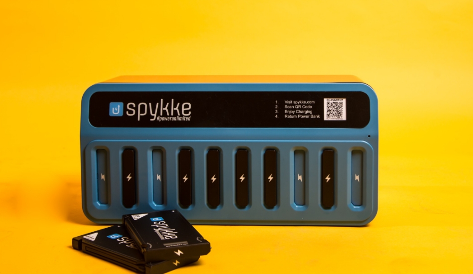 Spykke: A service that provides you power banks on rent