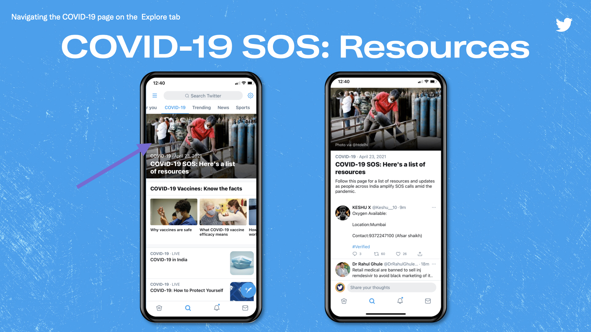 Twitter releases 'COVID-19 SOS: Resources' page to help people in India for resources amid the pandemic