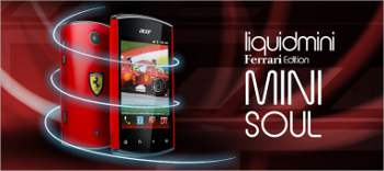 Acer Liquid Mini Ferrari edition coming soon