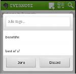 Evernote for Android with new features launched