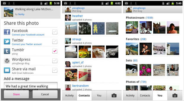 Yahoo announces official Flickr app for Android