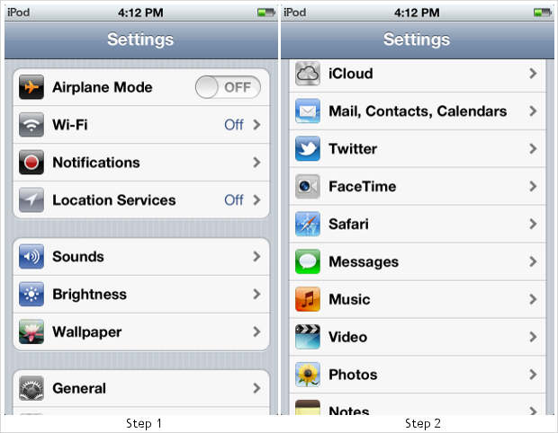 How To Enable Private Browsing in iOS 5.0