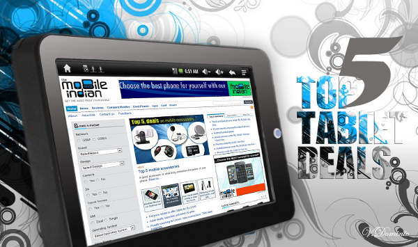 Top 5 online tablet deals