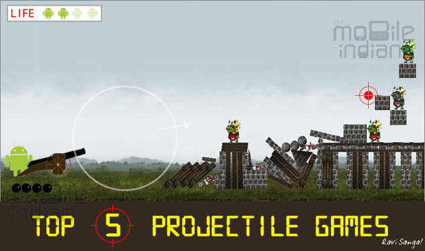 Top 5 projectile games on Android