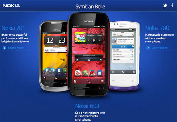Nokia promises Symbian Belle early in 2012