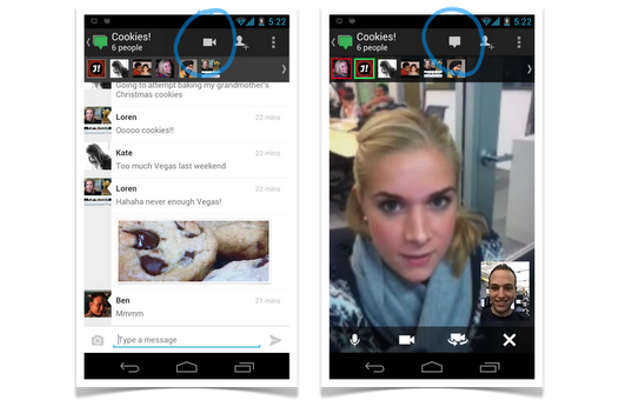 Hangout comes to Google+ app for mobiles