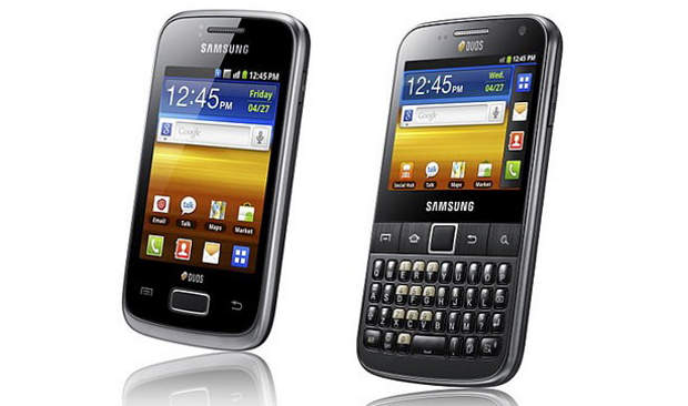 Dual-SIM Samsung Galaxy Y Duos, Y Pro Duos unveiled