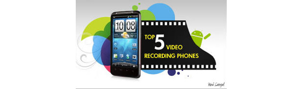 Top 5 video smartphones for Dec, Jan