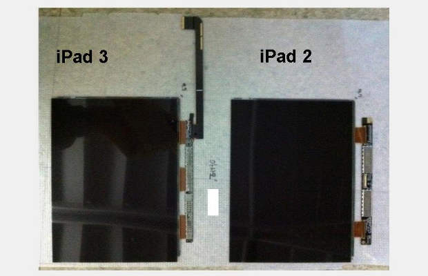 Proposed Apple iPad 3 display images leaked