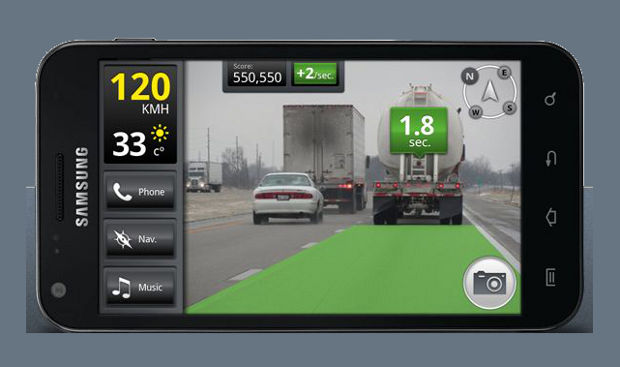 Driving assistant app on Android — iOnRoad