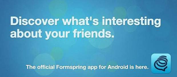 Formspring app now on Android