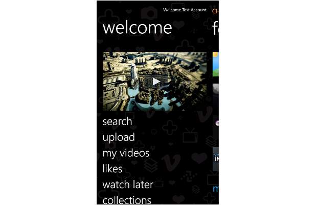 Vimeo app for Windows Phone allows HD video upload