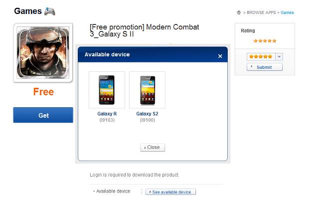 Modern Combat 3 available free for Samsung Galaxy owners