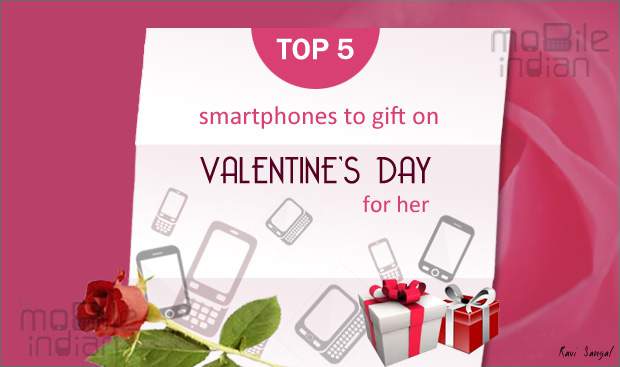 Top 5 smartphones on Valentines' Day For Her