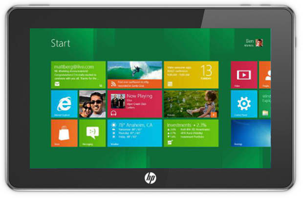 HP to launch Windows 8 tablet by the year end