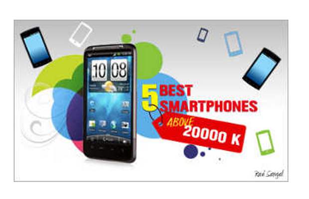 Top 5 smartphones above Rs 20,000 - Jan, Feb