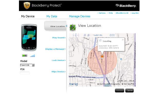 How to setup BlackBerry Protect