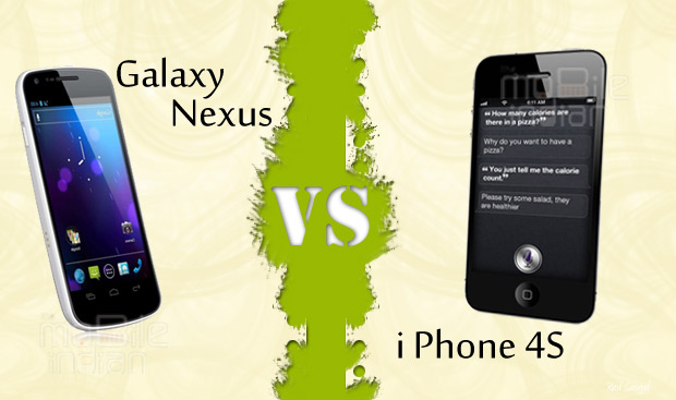 Galaxy Nexus Vs iPhone 4s