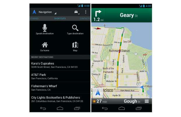Google Maps update revamps navigation menu